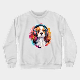 Cavalier King Charles Animal World Pet Dog Loving Fun Crewneck Sweatshirt